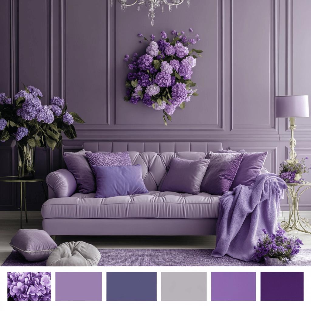 SIX MAIN SHADES OF PURPLE TO ENHANCE YOUR DECORATION 4 6 Principais Tons de Roxo para Usar na Decoração